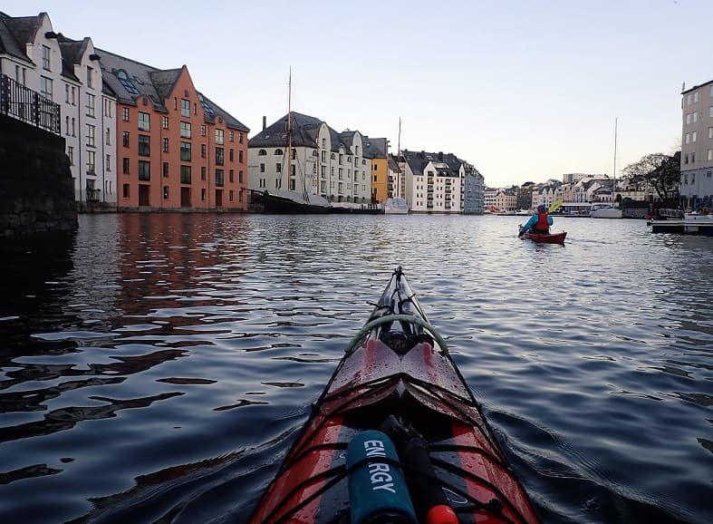 Kajakkpadling rundt Giske