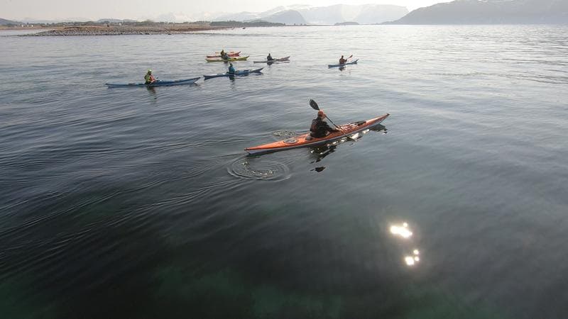 Kajakkpadling rundt Giske